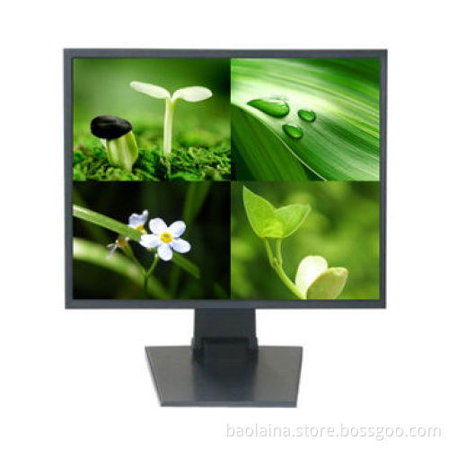 CCTV Monitor with integrated quad 20.1-inch LCD Monitor with VGA/BNC*4 input Rugged Metal Frame